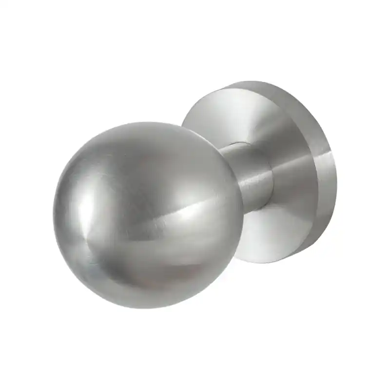 GPF9954.09-00 RVS mat kogelknop 50mm met ronde rozet Betrouwbaar