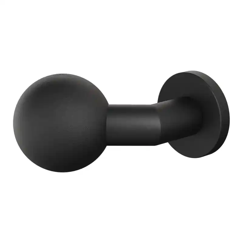 GPF9853.61-00 Zwart verkropte kogelknop S5 55mm op ronde rozet Korting