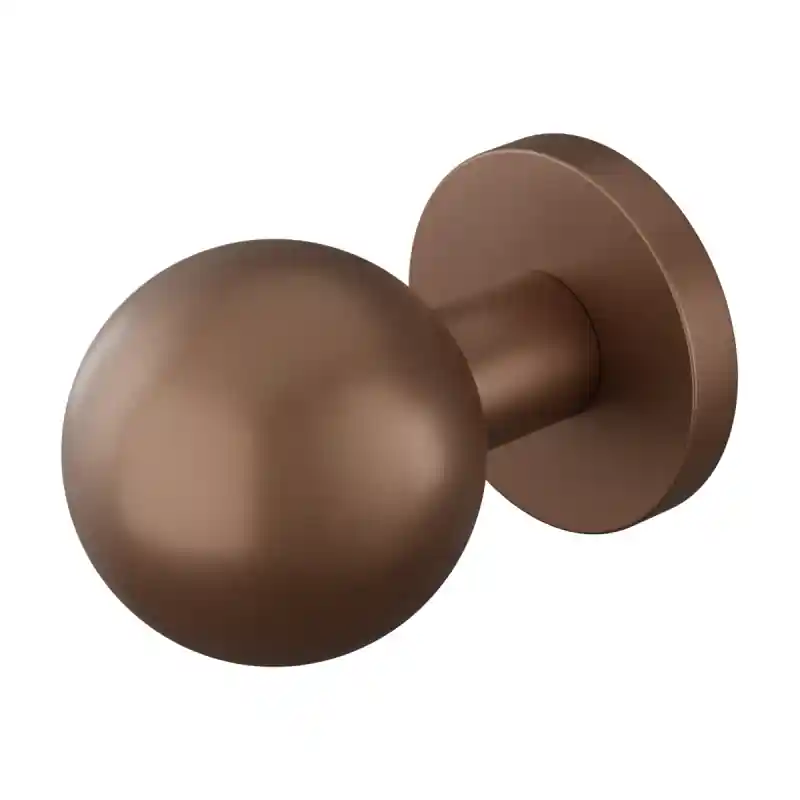 Exclusieve Aanbieding GPF9854.A2-00 Bronze Blend kogel knop S5 50mm met wisselstift op ronde rozet