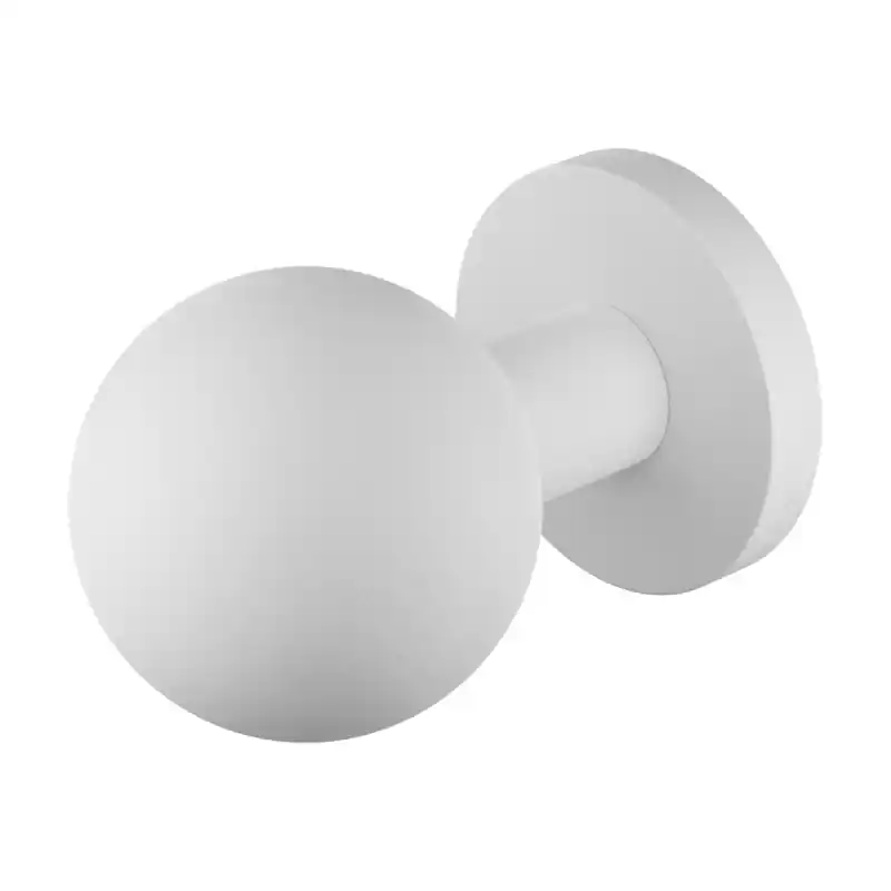 GPF9854.62-00 Wit kogel knop S5 50mm met wisselstift op ronde rozet Fabrieksprijs