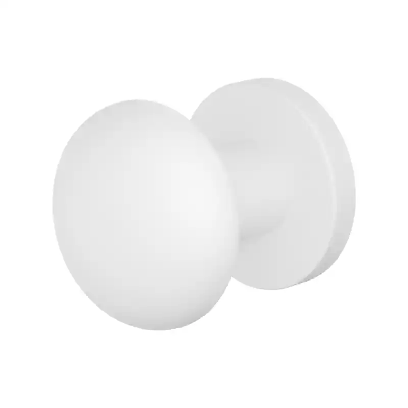 GPF9859.62-00 Wit paddenstoel knop S5 52mm incl. wisselstift op rond rozet Voordeelprijs