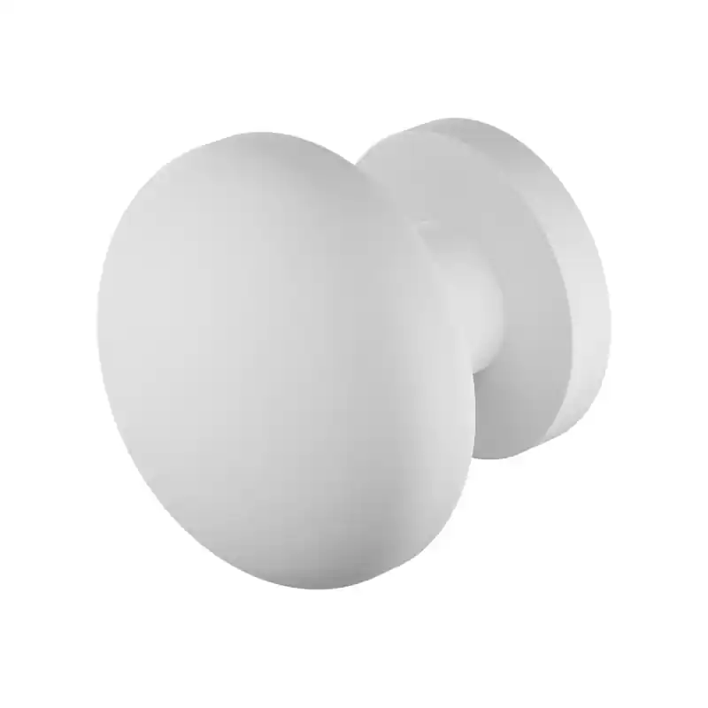 Lage Kosten GPF9857.62-00 Wit paddenstoel knop S5 65mm incl. wisselstift op rond rozet