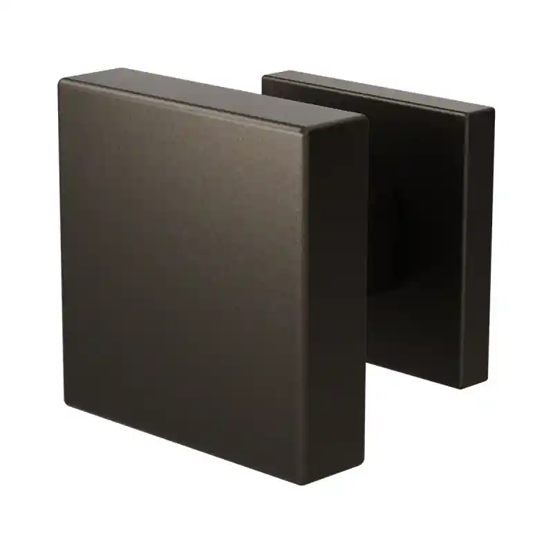GPF9950.A1-02 Dark blend vierkante knop 60x60x16mm met vierkant rozet Gratis Retour
