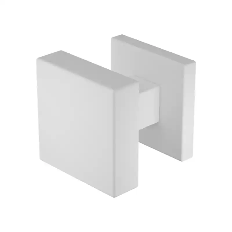 GPF9856.62-02 Wit vierkante knop S5 53x53x16mm incl. wisselstift op vierkante rozet Nu Kopen