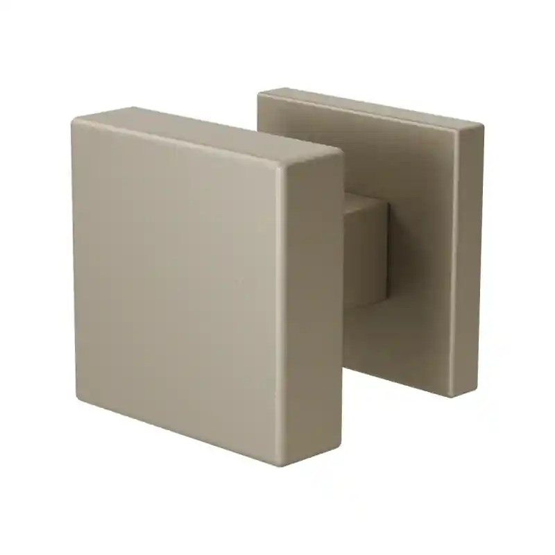 Finale Uitverkoop GPF9948.A4-02 Champagne blend vierkante knop 53x53x16mm met vierkant rozet