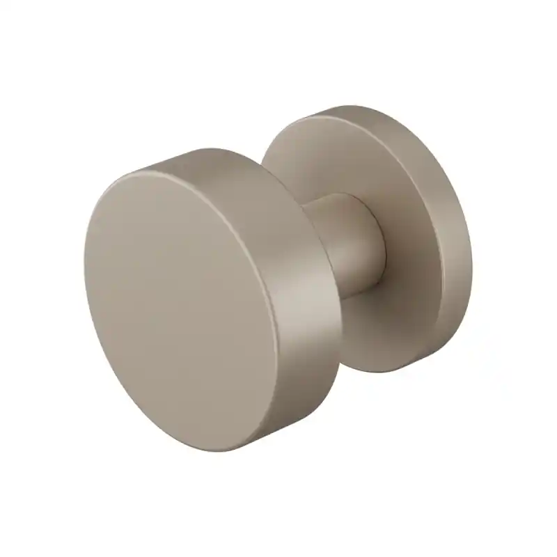 GPF9852.A3-00 Mocca Blend vlakke knop S5 52x16mm met wisselstift op ronde rozet Beperkt Aanbod