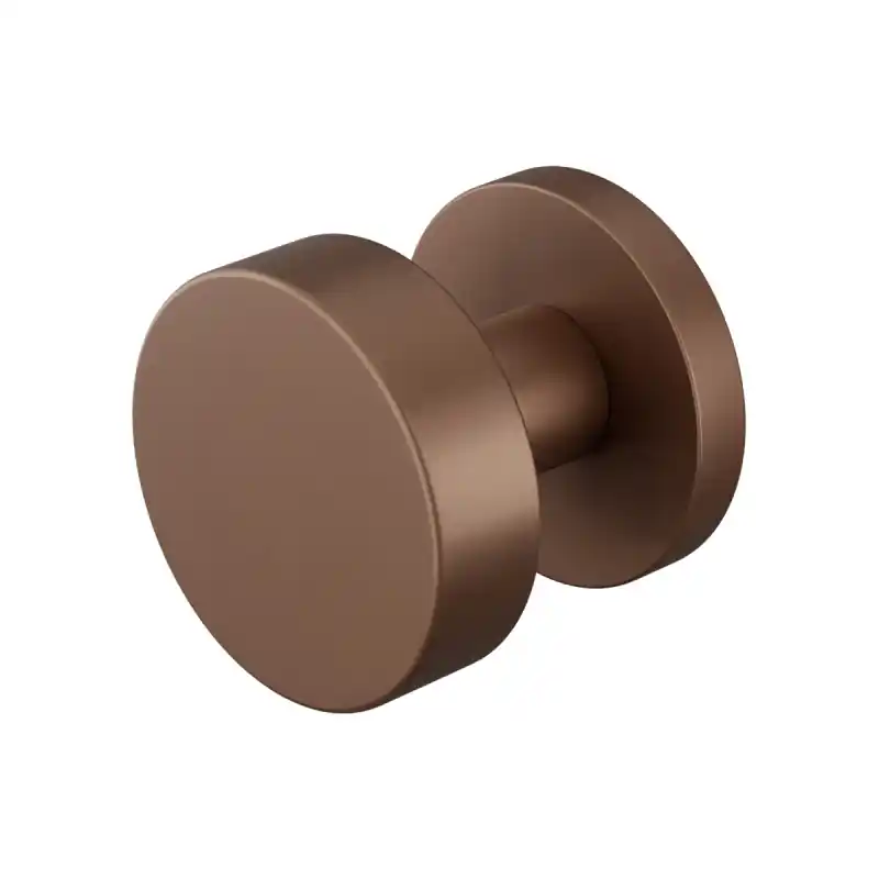Seizoensaanbieding GPF9852.A2-00 Bronze Blend vlakke knop S5 52x16mm met wisselstift op ronde rozet