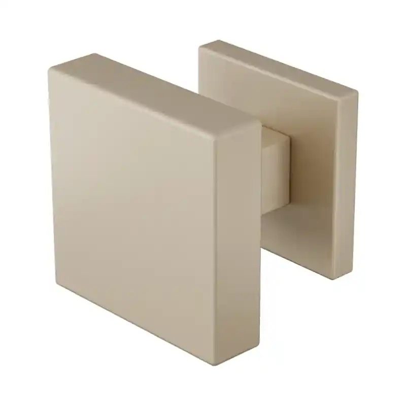 GPF9858.A4-02 Champagne Blend vierkante knop S5 60x60x16mm incl. wisselstift op vierkant rozet Direct Beschikbaar