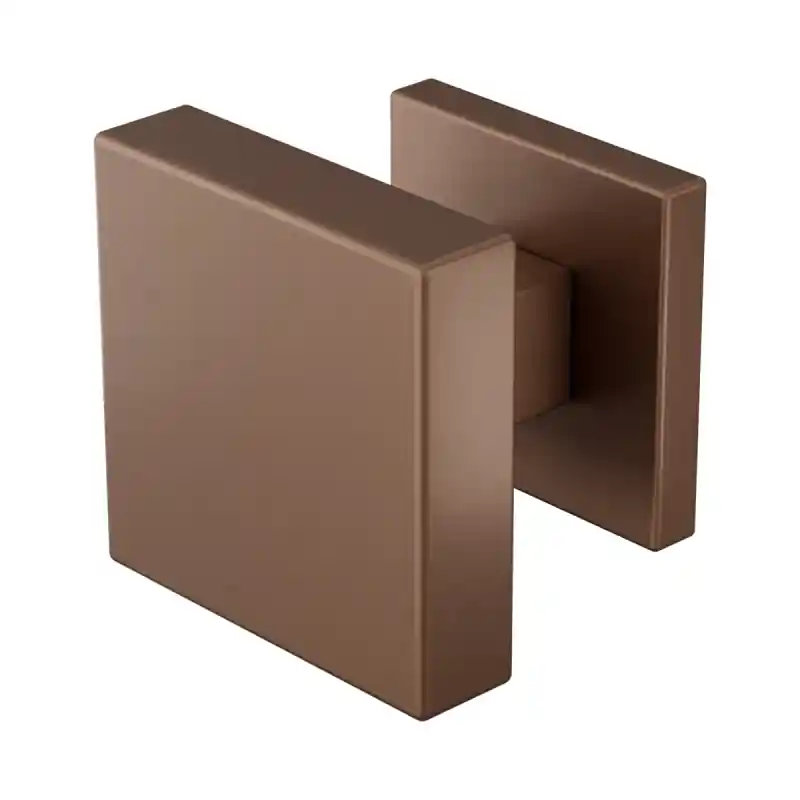 Express Levering GPF9858.A2-02 Bronze Blend vierkante knop S5 60x60x16mm incl. wisselstift op vierkant rozet