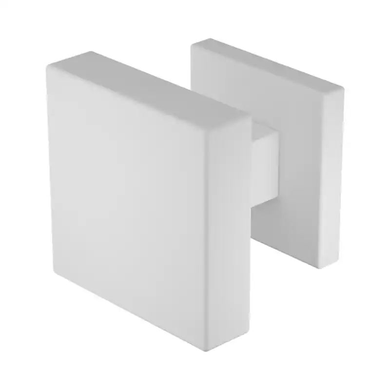 Must-Have GPF9858.62-02 Wit vierkante knop S5 60x60x16mm incl. wisselstift op vierkant rozet