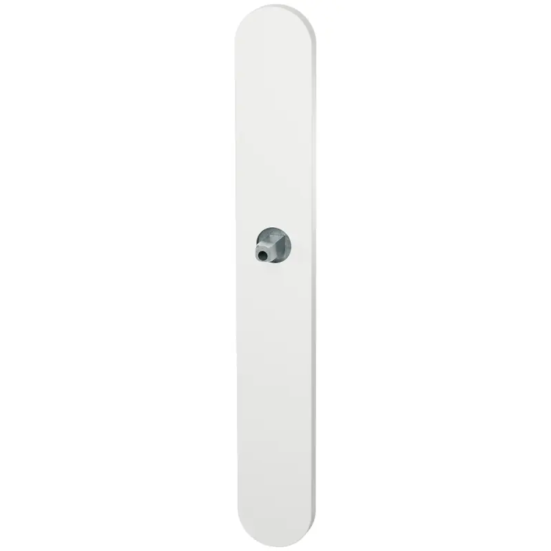 Rechtstreeks Van De Fabrikant GPF1170.62 langschild XL afgerond wit met vastgelaste knopvastzetter
