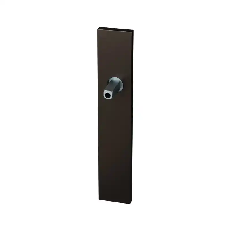 GPF1125.A1 langschild rechthoekig Dark blend met vastgelaste knopvastzetter Lage Prijs