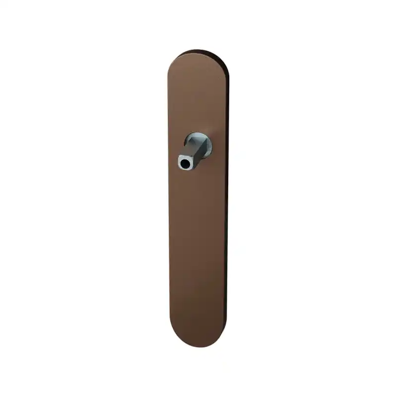 GPF1120.A2 langschild afgerond Bronze blend met vastgelaste knopvastzetter Goedkoop