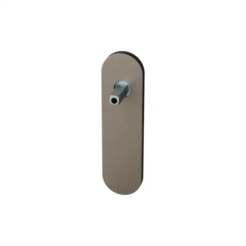 GPF1110.A3 kortschild afgerond Mocca blend met vastgelaste knopvastzetter Favoriet
