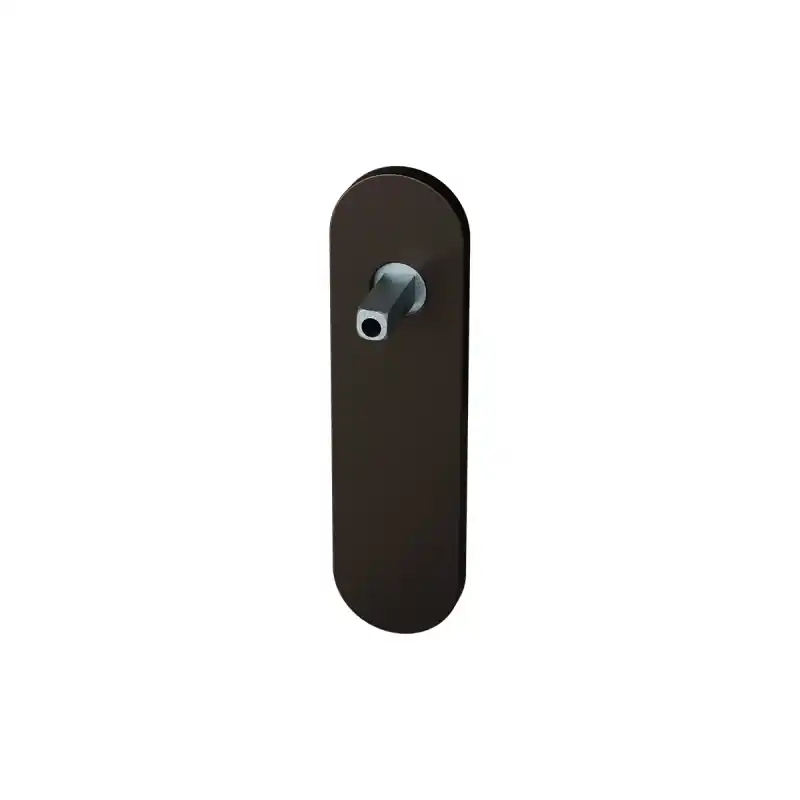 GPF1110.A1 kortschild afgerond Dark blend met vastgelaste knopvastzetter Hoge Kwaliteit