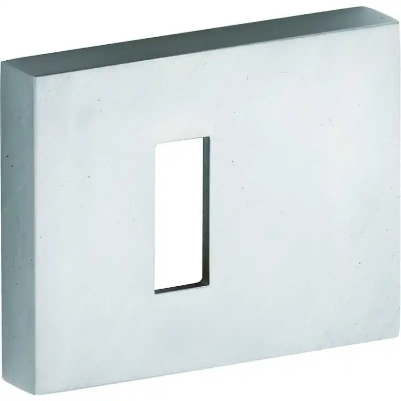 M&T Sleutelrozet Maya rechthoekig, mat nikkel ongelakt, 60x47x10mm Goedkoop