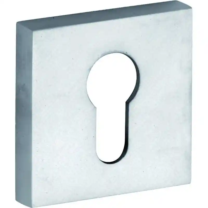 M&T Cilinderrozet Model 06 vierkant, mat nikkel ongelakt, 54x54x10mm Koop Vandaag