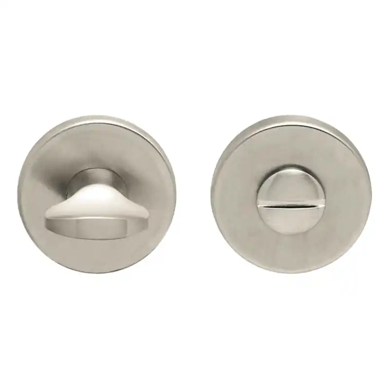 Luxuria Toiletgarnituur rond, mat nikkel PVD, 50x7mm Flitsaanbieding