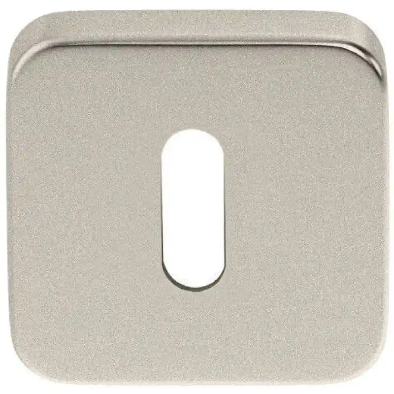 Shop Nu Luxuria Sleutelrozet vierkant recht, mat nikkel PVD, 50x50x8mm