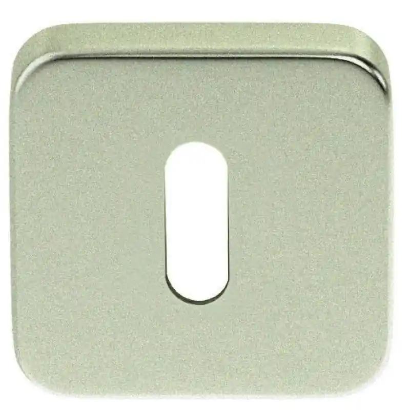 Alleen Vandaag Luxuria Sleutelrozet vierkant afgerond, mat nikkel PVD, 50x50x8mm