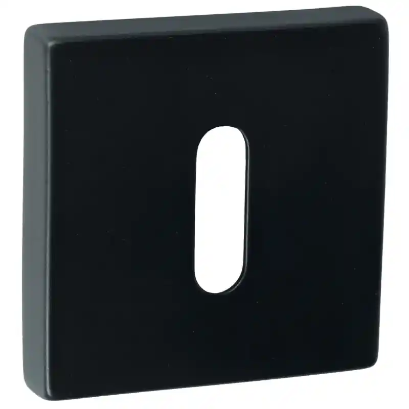 Premium Luxuria Sleutelrozet, zwart, 52x52x10mm