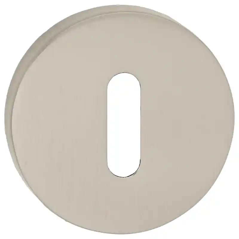 Luxuria Sleutelrozet rond, mat nikkel, 52x10mm Premium