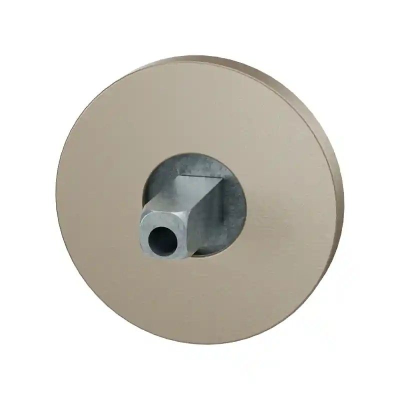 GPF1105.A4.0400 rozet 50x6mm Champagne blend met vastgelaste knopvastzetter Beperkte Voorraad