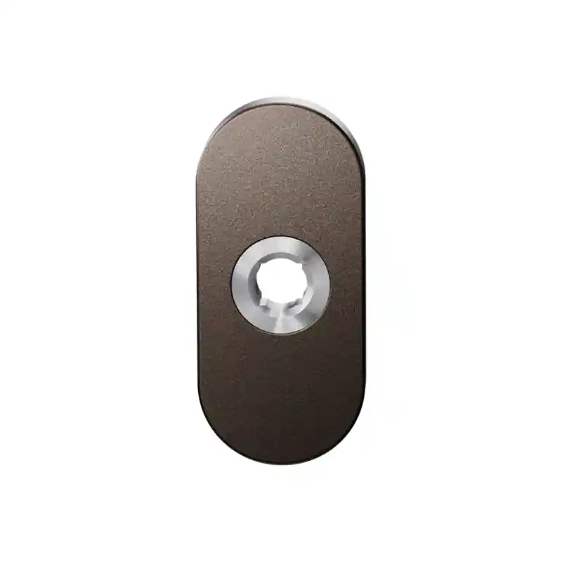 Fabrieksprijs GPF1104.A1 rozet ovaal 70x32x10 mm Dark blend