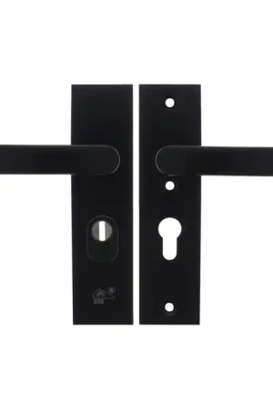 Alleen Vandaag Starx deurkruk op kortschild SKG*** met kerntrekbeveiliging 195x50mm PC55 zwart