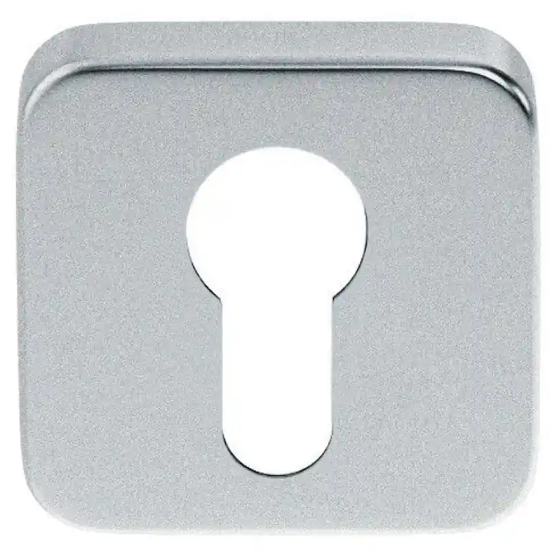 Laatste Kans Luxuria Cilinderrozet vierkant afgerond, glans chroom, 50x50x8mm