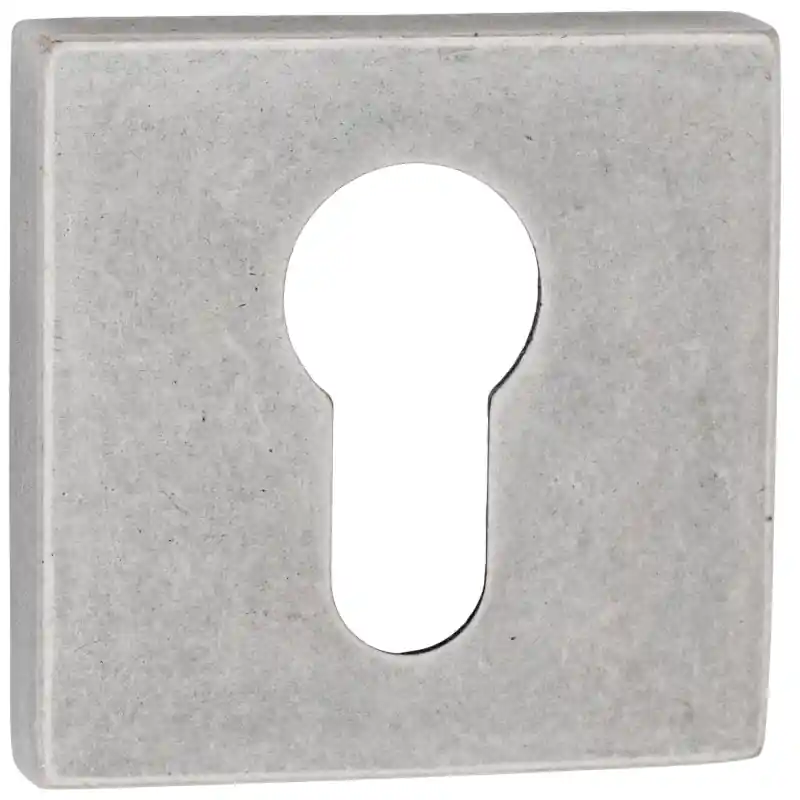 Lage Prijs Luxuria Cilinderrozet, antiek zilver, 52x52x10mm