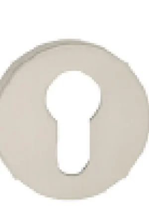 Gecertificeerd Luxuria Cilinderrozet rond, mat nikkel, 52x10mm