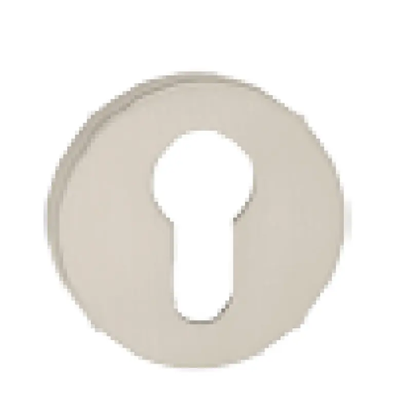 Gecertificeerd Luxuria Cilinderrozet rond, mat nikkel, 52x10mm