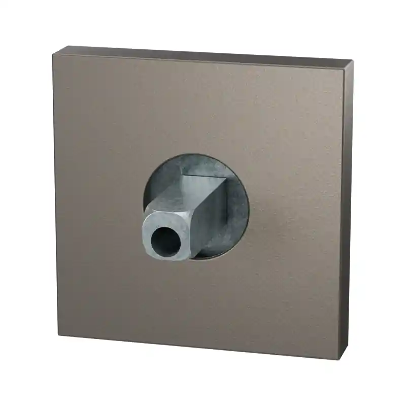 Must-Have GPF1102.A3.0400 rozet 50x8mm Mocca blend met vastgelaste knopvastzetter