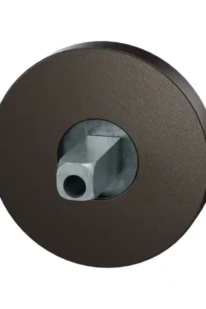 Actieprijs GPF1100.A1.0400 rozet 50x8mm Dark blend met vastgelaste knopvastzetter