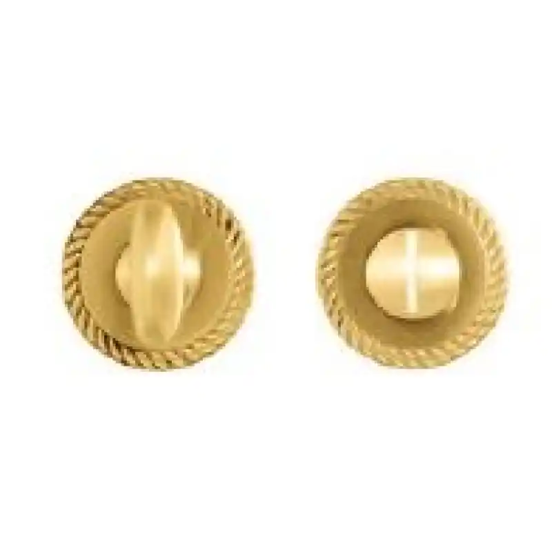 Beste Prijs 1351/113RFV toiletgarnituur gepolijst messing met grote knop