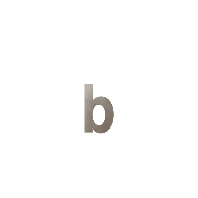 Huisnummer toevoeging letter ‘b‘ Mocca blend, 156 mm Goedkoop