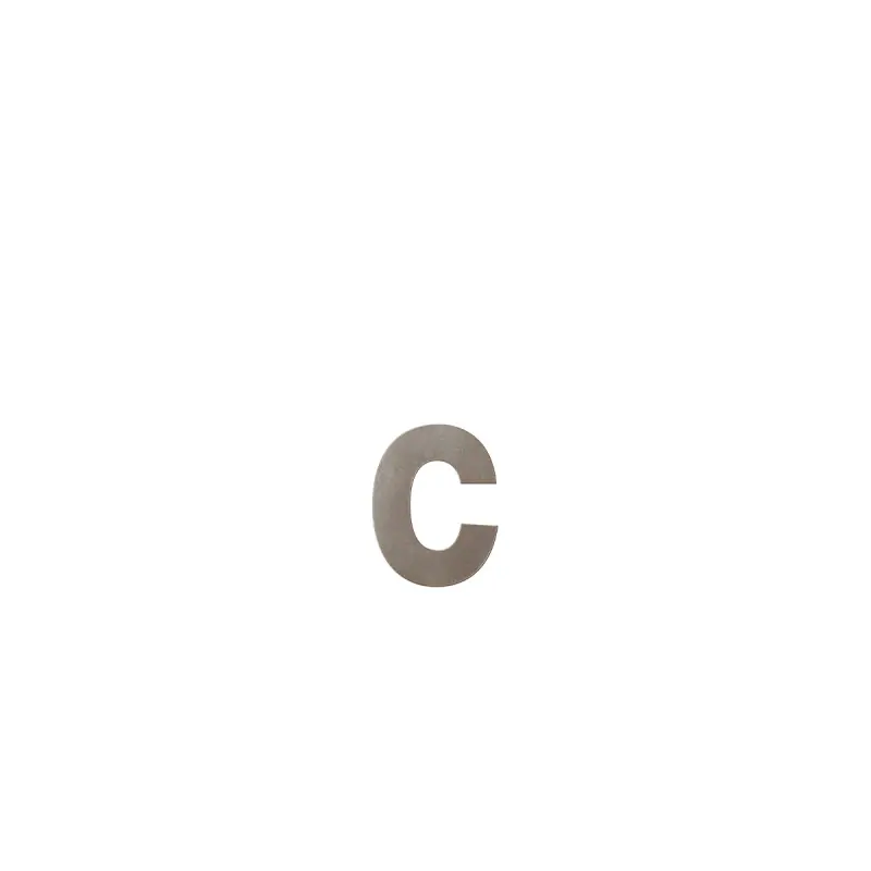 Lage Kosten Huisnummer toevoeging letter ‘c‘ Mocca blend, 116 mm