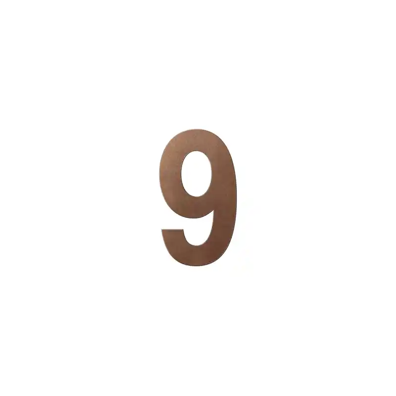 Nu Kopen Bronze blend huisnummer 9, 150 mm
