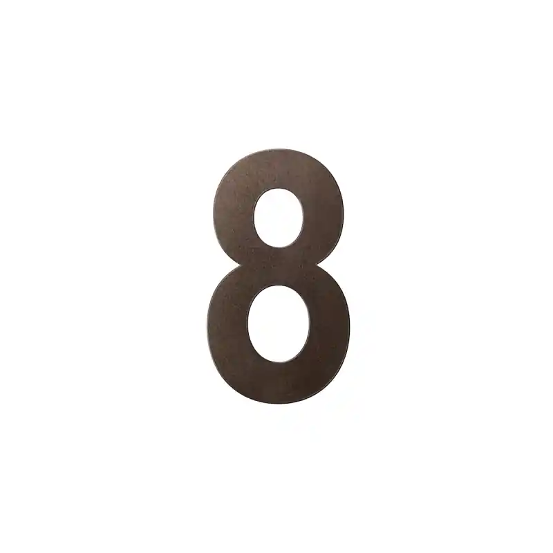 Dark blend huisnummer 8 L, 200 mm Bestseller