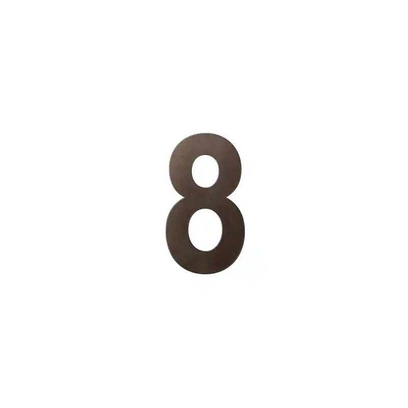 Dark blend huisnummer 8, 150 mm Gecertificeerd