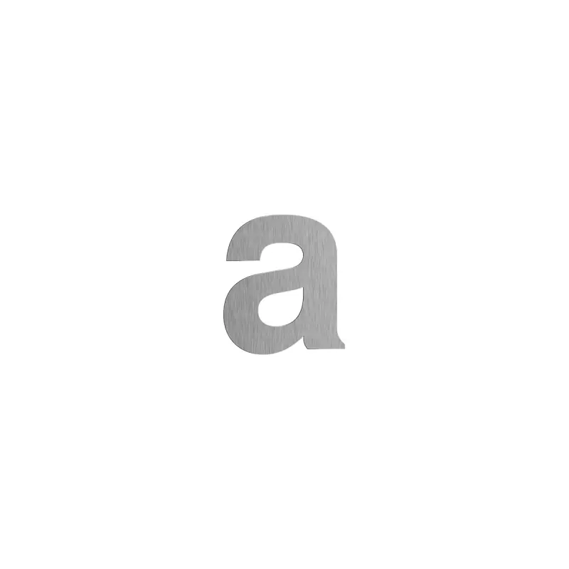 RVS huisnummer letter ‘a‘, 116 mm Aanbieding