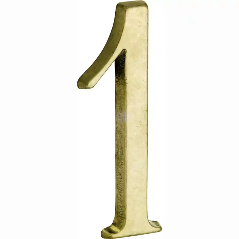Mi Satori Huisnummer Roman 120mm-1 messing getrommeld Finale Uitverkoop