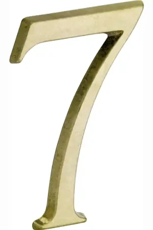Actieprijs Mi Satori Huisnummer Roman 120mm-7 messing getrommeld