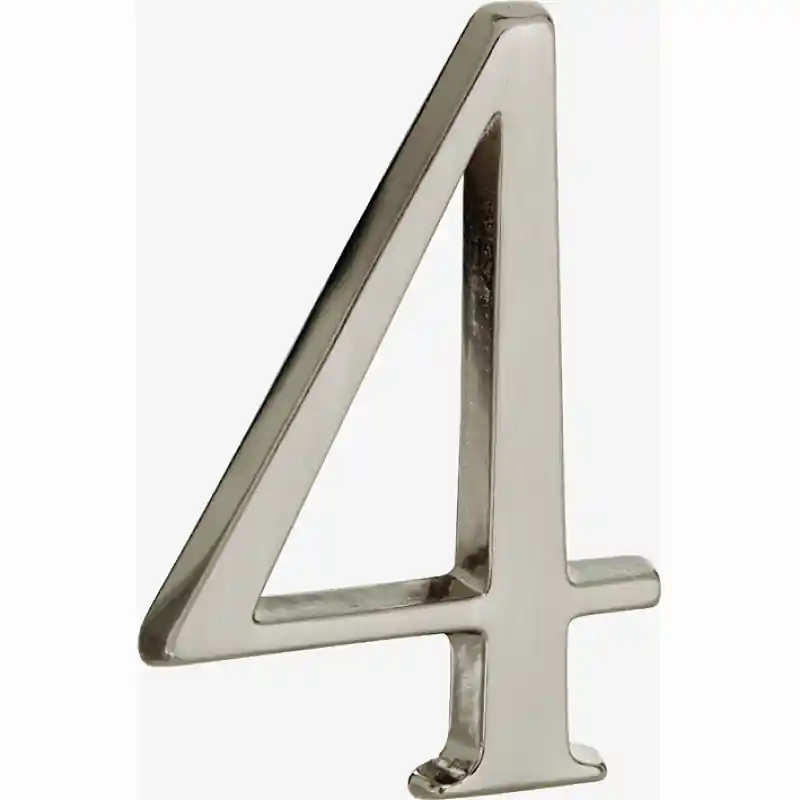 Korting Mi Satori Huisnummer Roman 120mm-4 mat nikkel PVD