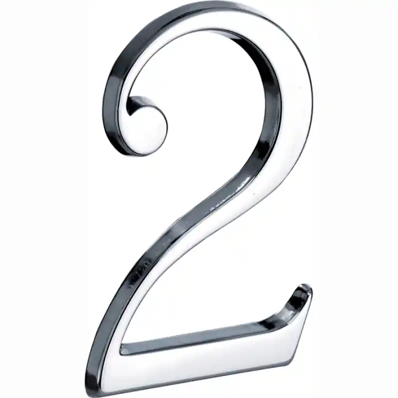 Mi Satori Huisnummer Roman 120mm-2 glans chroom Flitsaanbieding