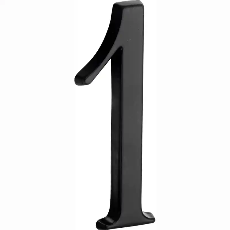 Mi Satori Huisnummer Roman 120mm-1 mat zwart Exclusieve Aanbieding