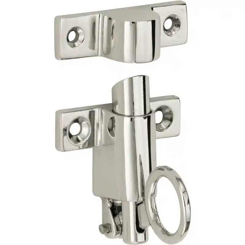 Mi Satori Raamknip Elegant met sluitkom glans nikkel Express Levering