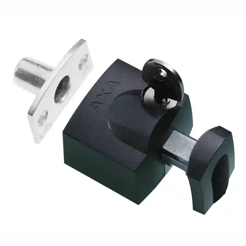 Laatste Kans AXA 3012 oplegslot antraciet kunststof
