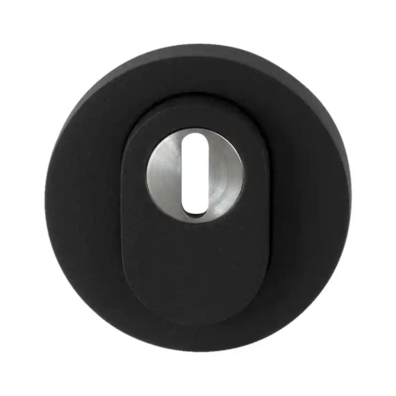 Ronde Veiligheidsbuitenrozet Zwart met Kerntrekbeveiliging GPF9392.61.O199 Korting
